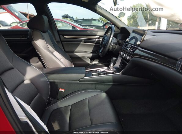 1HGCV1F38LA009017 2020 HONDA ACCORD Red Front interior view