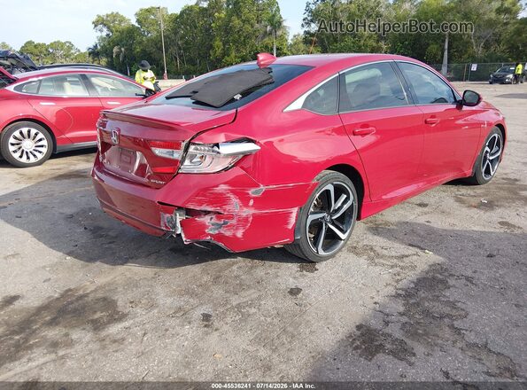 1HGCV1F38LA009017 2020 HONDA ACCORD Red Rear right