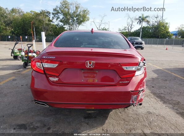 1HGCV1F38LA009017 2020 HONDA ACCORD Red 