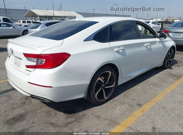 1HGCV1F38LA014234 2020 HONDA ACCORD White Tył prawy