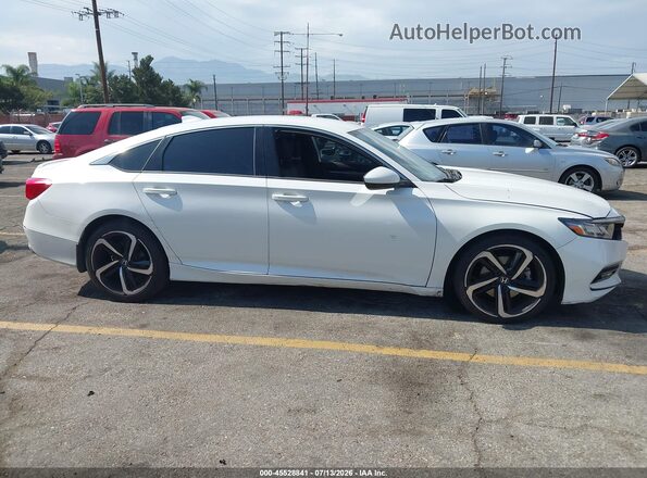 1HGCV1F38LA014234 2020 HONDA ACCORD White Widok wnętrza z tyłu