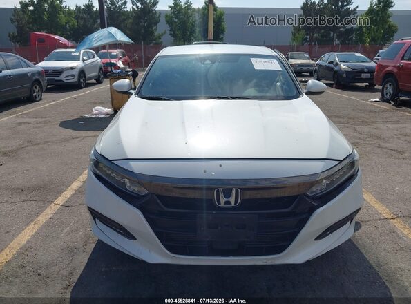 1HGCV1F38LA014234 2020 HONDA ACCORD White Widok zestawu wskaźników