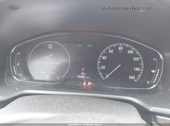 1HGCV1F38LA016890 2020 HONDA ACCORD Black Vista de los asientos traseros