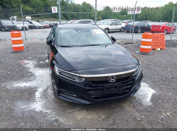1HGCV1F38LA016890 2020 HONDA ACCORD Black Vista del cuadro de instrumentos