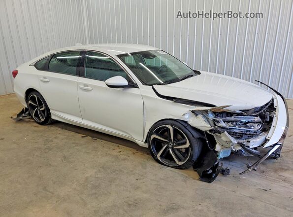 1HGCV1F38LA048867 2020 HONDA ACCORD White Delantero derecho