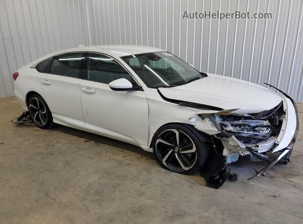 1HGCV1F38LA048867 2020 HONDA ACCORD White Vista interior de 360 grados