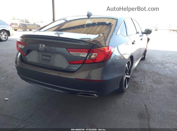 1HGCV1F38LA079326 2020 HONDA ACCORD Gray Rear right