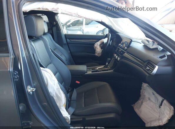 1HGCV1F38LA079326 2020 HONDA ACCORD Gray Front interior view