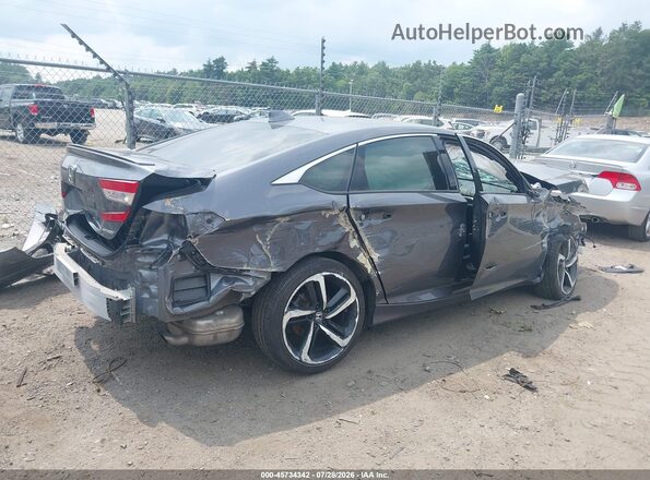 1HGCV1F38LA082887 2020 HONDA ACCORD Gray უკანა მარჯვენა