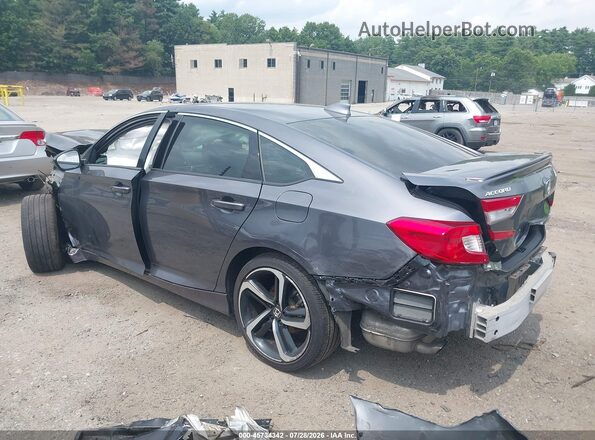 1HGCV1F38LA082887 2020 HONDA ACCORD Gray სალონის 360-გრადუსიანი ხედი