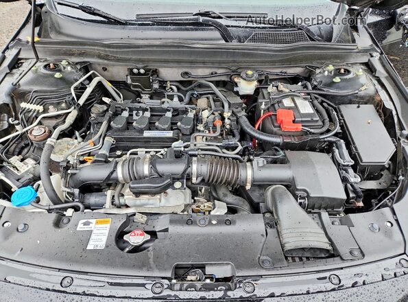 1HGCV1F38LA096708 2020 HONDA ACCORD Black Widok wnętrza z tyłu