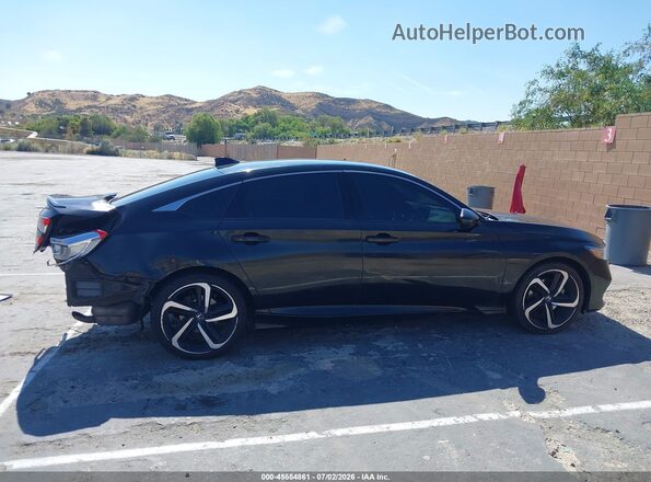 1HGCV1F38LA146801 2020 HONDA ACCORD Black Rear interior view