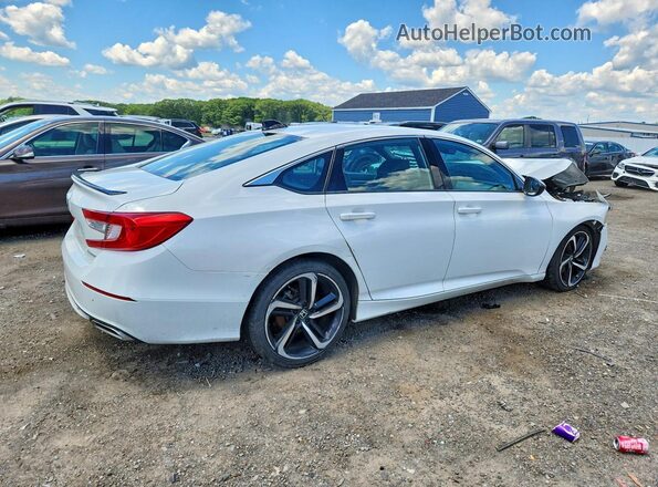 1HGCV1F38MA013974 2021 HONDA ACCORD White Tył prawy