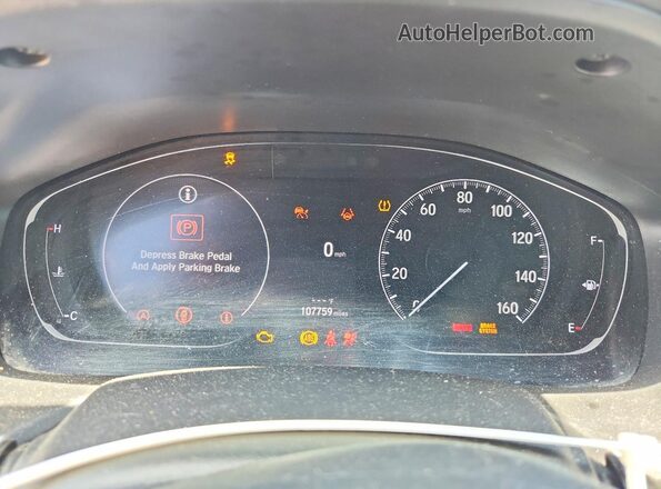 1HGCV1F38MA013974 2021 HONDA ACCORD White Widok zestawu wskaźników