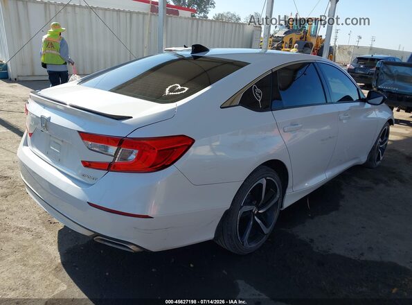 1HGCV1F38MA088223 2021 HONDA ACCORD White Tył prawy