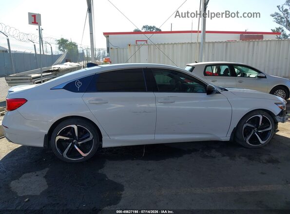 1HGCV1F38MA088223 2021 HONDA ACCORD White Widok wnętrza z tyłu