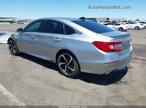 1HGCV1F38NA001096 2022 HONDA ACCORD Серебряный Задняя левая четверть