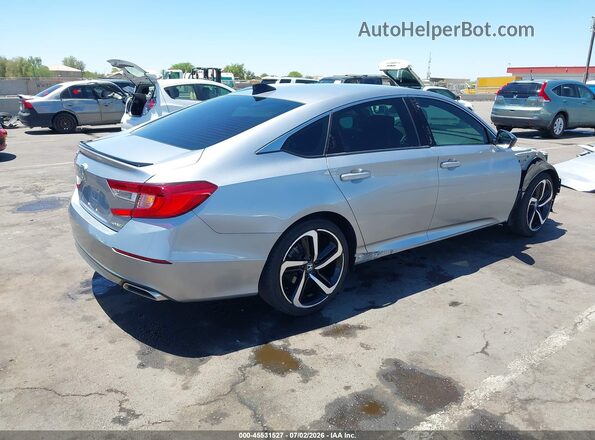 1HGCV1F38NA001096 2022 HONDA ACCORD Серебряный Задняя правая четверть