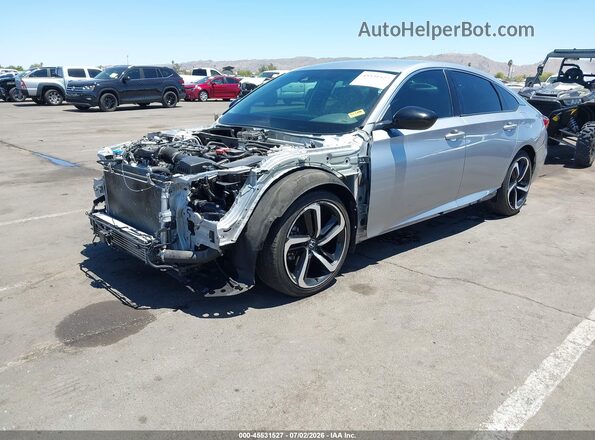 1HGCV1F38NA001096 2022 HONDA ACCORD Серебряный Вид спереди