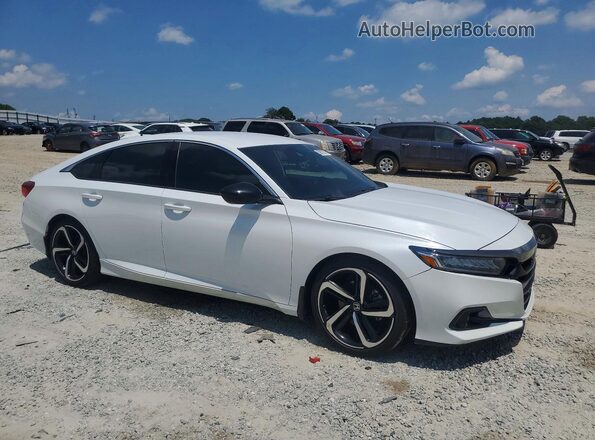 1HGCV1F38NA012714 2022 HONDA ACCORD Белый Передняя правая четверть