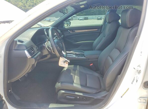 1HGCV1F38NA012714 2022 HONDA ACCORD Белый Вид салона спереди