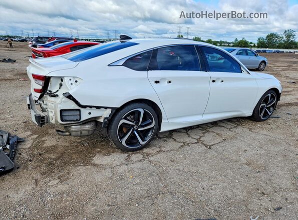 1HGCV1F38NA068183 2022 HONDA ACCORD White Tył prawy