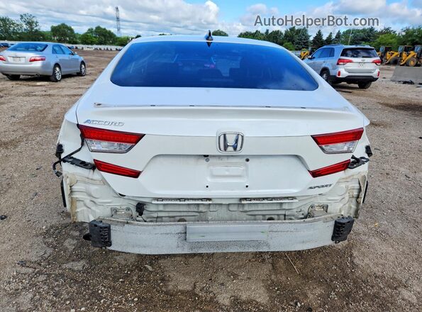 1HGCV1F38NA068183 2022 HONDA ACCORD White Widok z tyłu