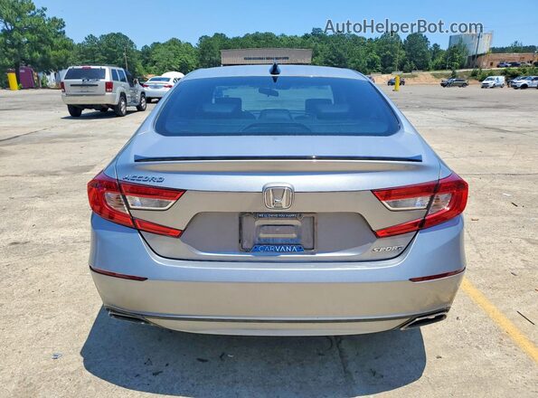 1HGCV1F38NA113610 2022 HONDA ACCORD Silver უკანა ხედი