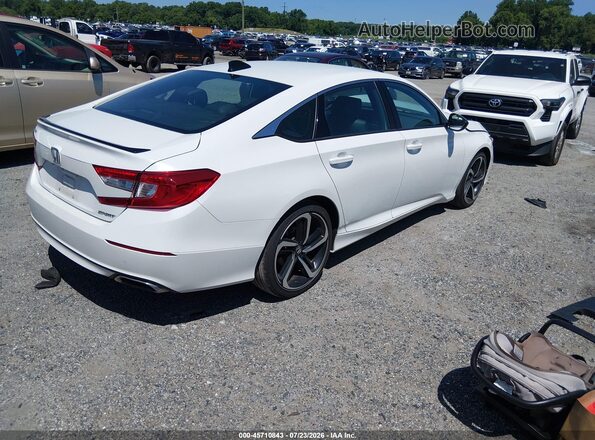 1HGCV1F38NA116457 2022 HONDA ACCORD White უკანა მარჯვენა
