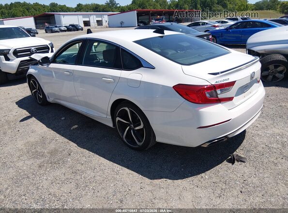 1HGCV1F38NA116457 2022 HONDA ACCORD White უკანა მარცხენა