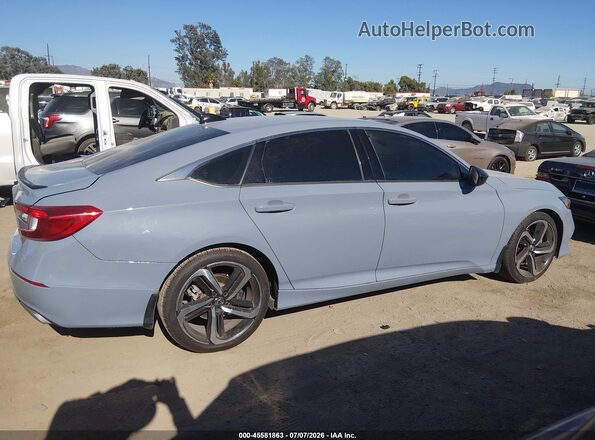1HGCV1F38NA117379 2022 HONDA ACCORD Gray Вид задньої частини салону