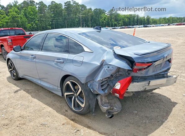1HGCV1F38NA122162 2022 HONDA ACCORD Blue Rear left
