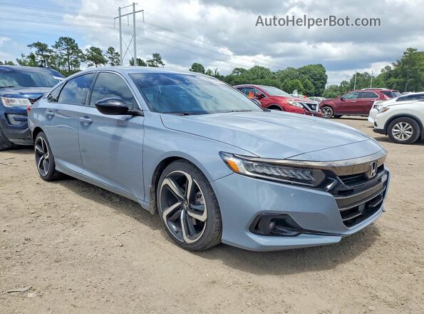 1HGCV1F38NA122162 2022 HONDA ACCORD Blue Front right