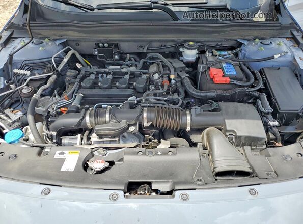 1HGCV1F38NA122162 2022 HONDA ACCORD Blue Rear interior view