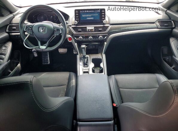 1HGCV1F38NA122162 2022 HONDA ACCORD Blue Dashboard view