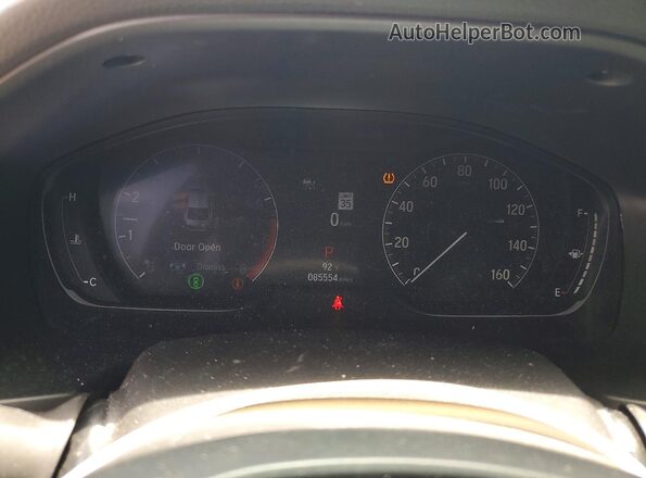 1HGCV1F38NA122162 2022 HONDA ACCORD Blue Instrument cluster view