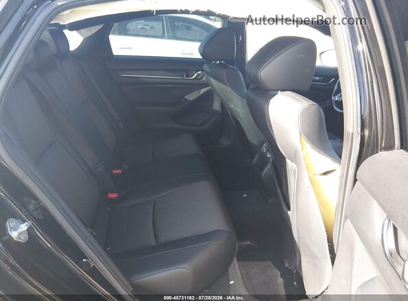 1HGCV1F38NA123277 2022 HONDA ACCORD Black VIN კოდის სტიკერის ხედი