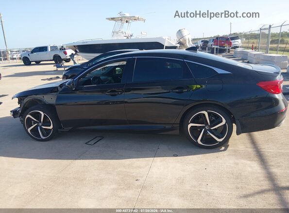 1HGCV1F38NA123277 2022 HONDA ACCORD Black სალონის 360-გრადუსიანი ხედი