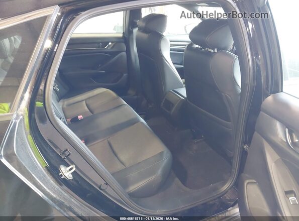 1HGCV1F39JA034814 2018 HONDA ACCORD Black Vista de la etiqueta del VIN