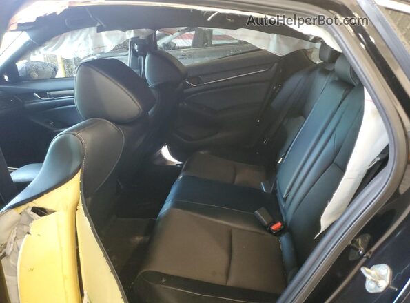 1HGCV1F39JA068879 2018 FORD SEDAN Black Widok tylnych siedzeń