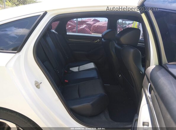 1HGCV1F39JA147386 2018 HONDA ACCORD White Vista de la etiqueta del VIN