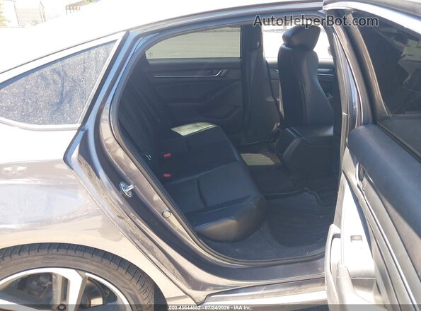 1HGCV1F39JA155214 2018 HONDA ACCORD Gray VIN კოდის სტიკერის ხედი