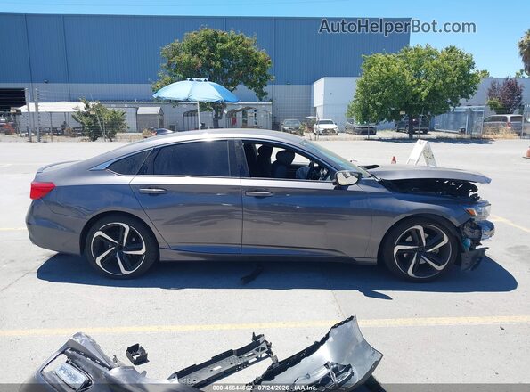 1HGCV1F39JA155214 2018 HONDA ACCORD Gray სალონის 360-გრადუსიანი ხედი