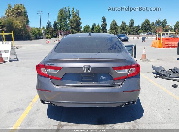 1HGCV1F39JA155214 2018 HONDA ACCORD Gray 