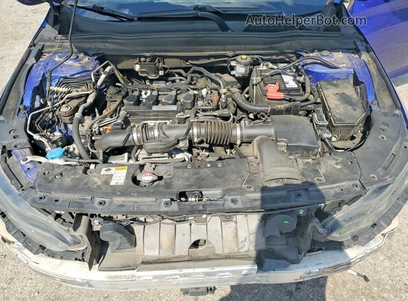 1HGCV1F39JA223611 2018 HONDA ACCORD Blue Rear interior view