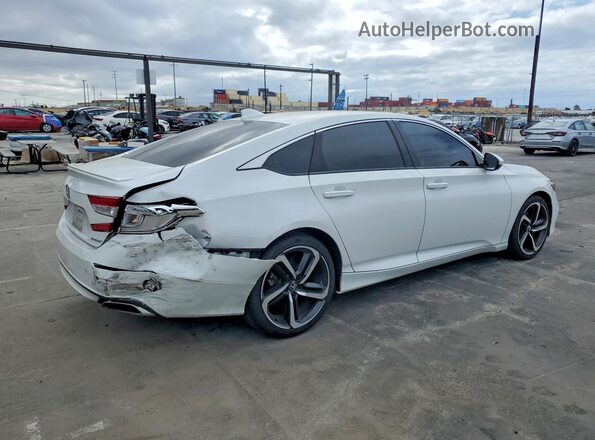 1HGCV1F39KA041280 2019 HONDA ACCORD White უკანა მარჯვენა