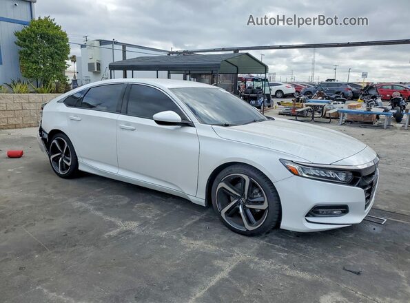 1HGCV1F39KA041280 2019 HONDA ACCORD White წინა მარჯვენა