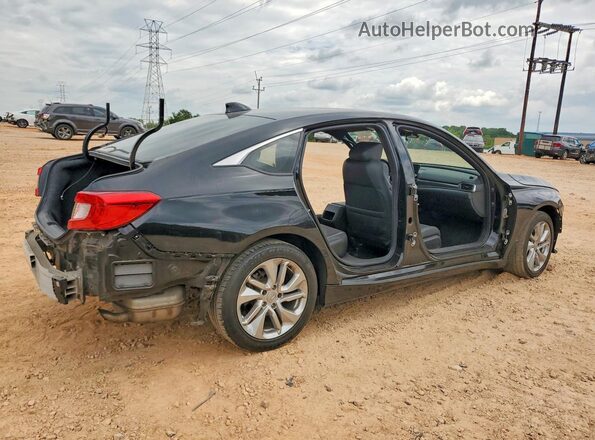 1HGCV1F39KA045782 2019 HONDA ACCORD Черный Задняя правая четверть