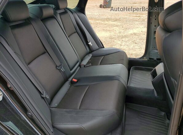 1HGCV1F39KA045782 2019 HONDA ACCORD Черный Вид задних сидений
