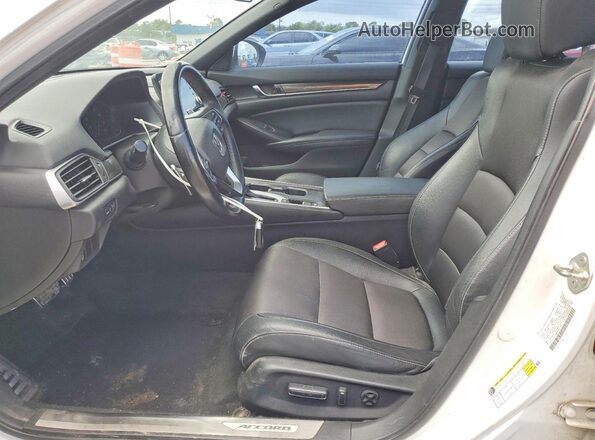 1HGCV1F39KA062128 2019 HONDA ACCORD White Սալոնի դիմացի տեսք